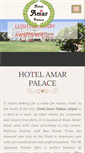 Mobile Screenshot of hotelamarpalace.com